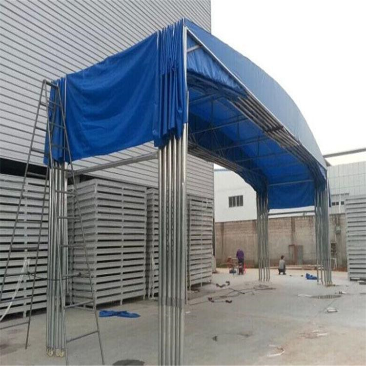 大型电动伸缩棚 灵活搭建的移动建筑新选择